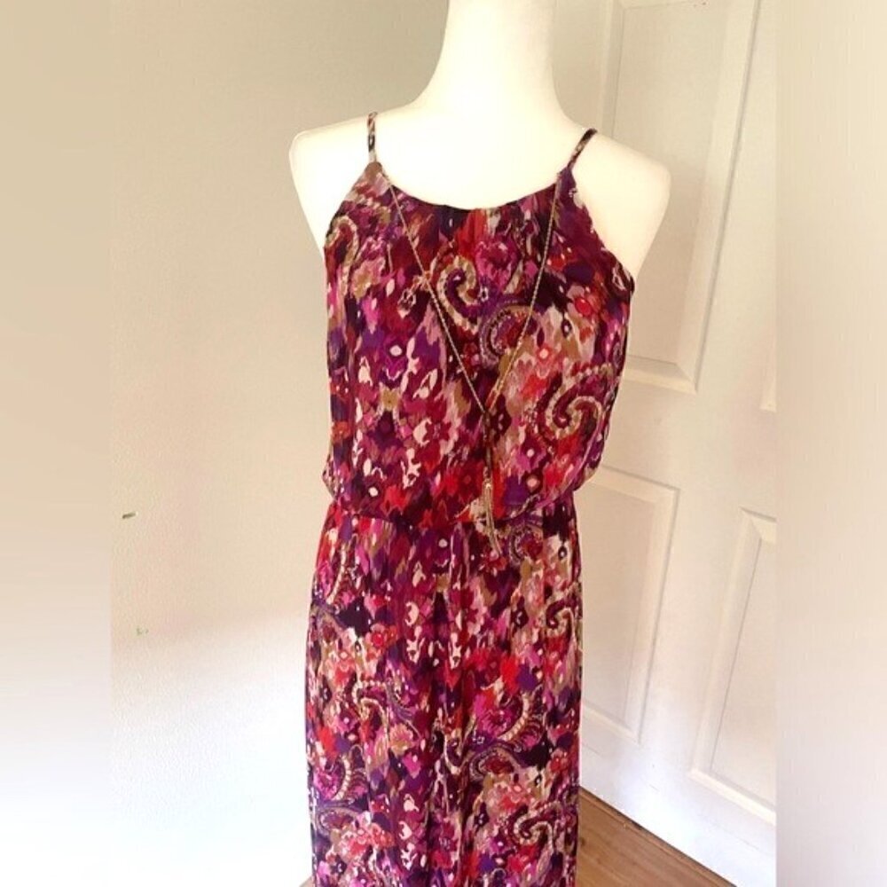 Boho Maxi Dress with Necklace | Size M | Excellent Condition - Picture 17 of 17